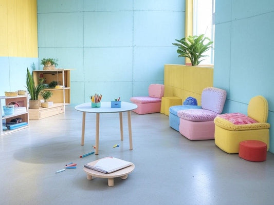 Beton im Kinderzimmer: Aber bitte sicher, bunt und langlebig