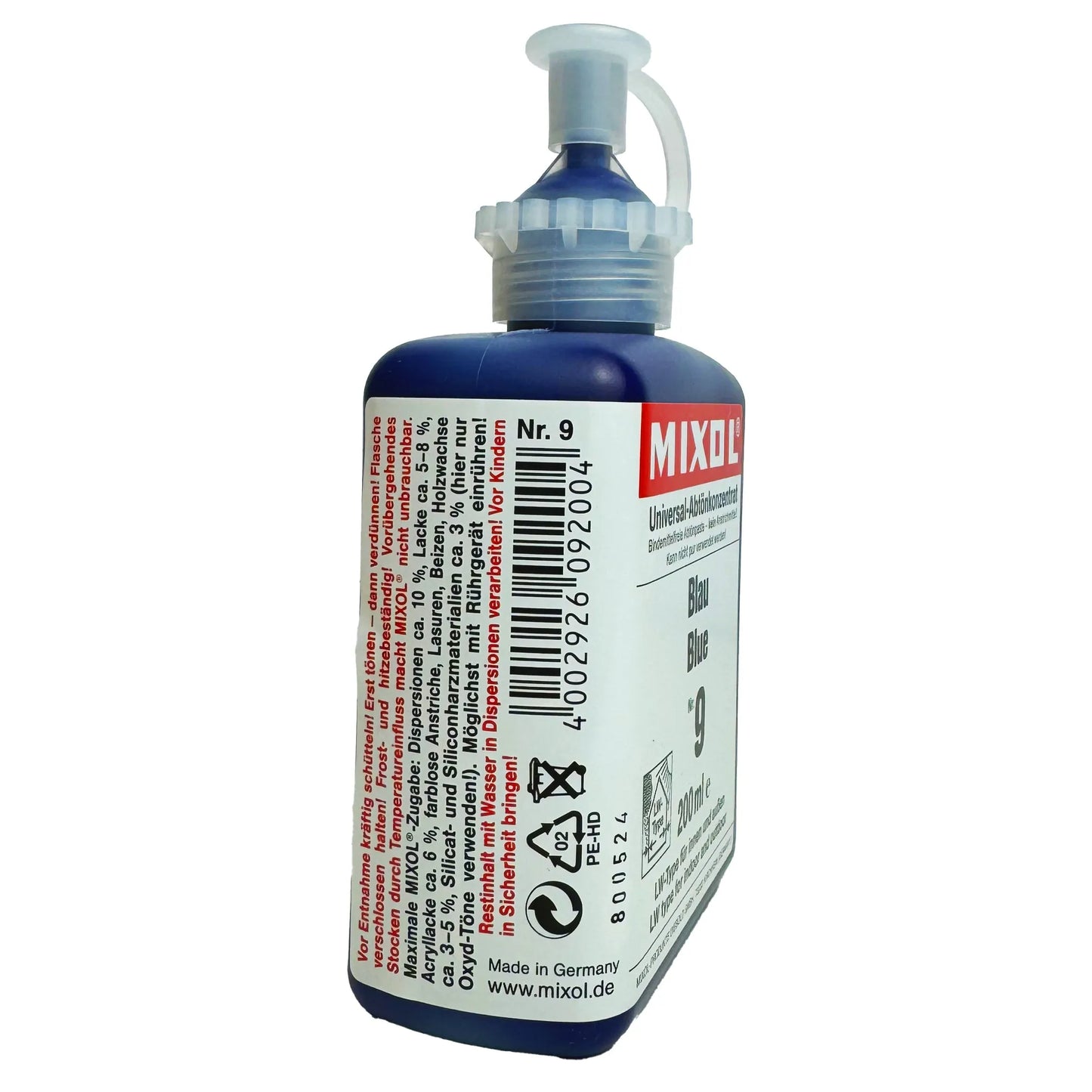 Abtoenkonzentrate 200g blau