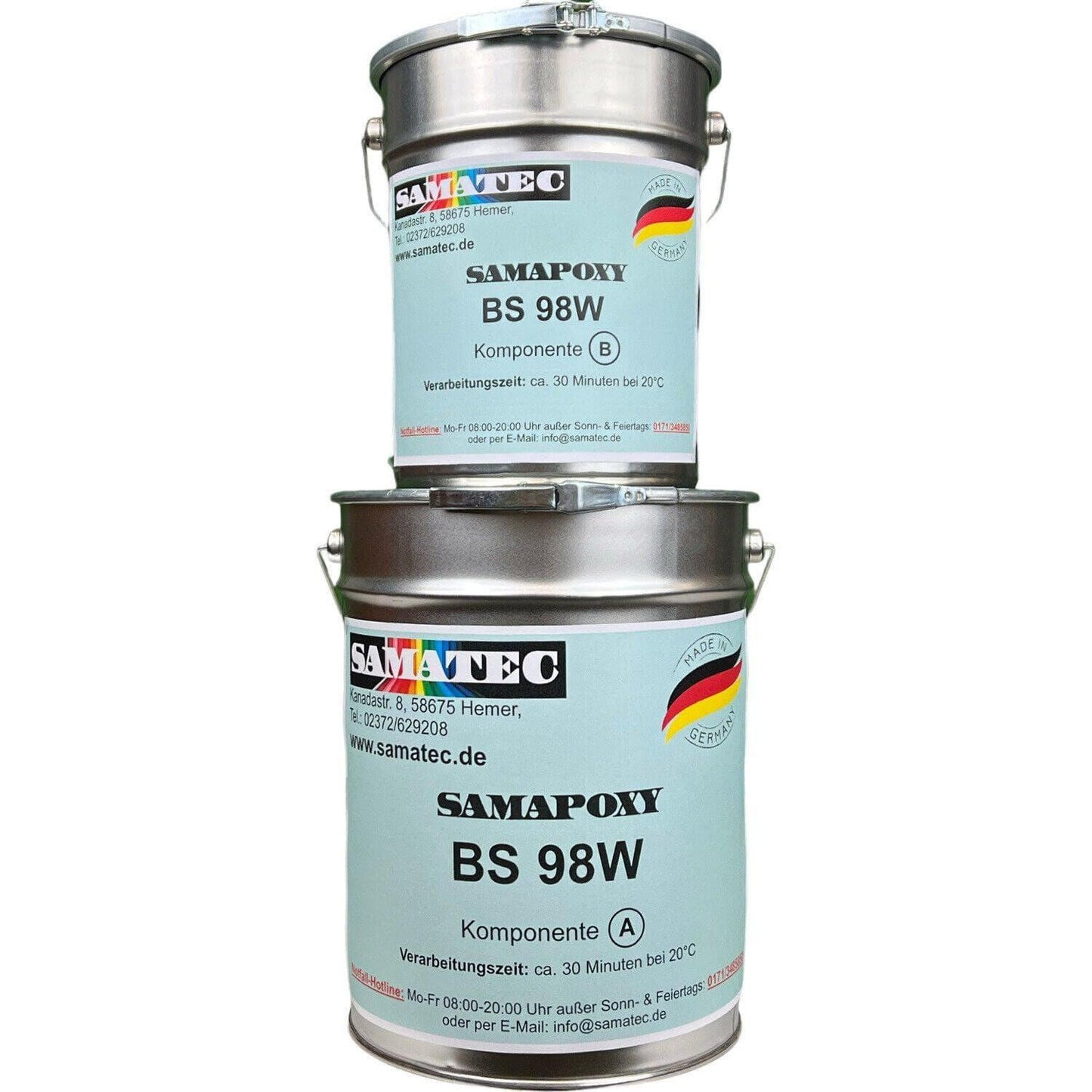 Betonfarbe Matt 2K | Innen, Boden | 32 Farben | von Samatec - Betonfarben Shop