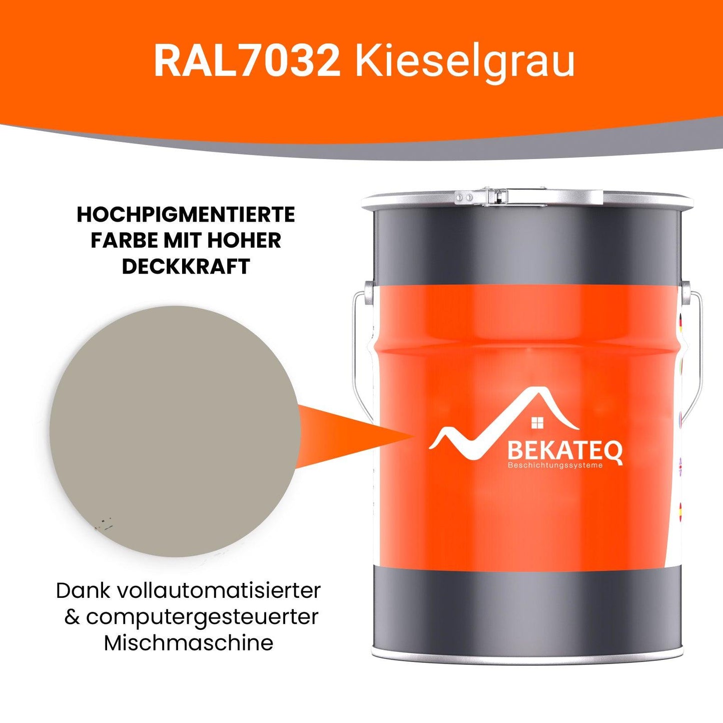 Betonfarbe Seidenglänzend 2K | Innen & Außen, Boden & Wand | 15 Farben | von Bekateq - Betonfarben Shop