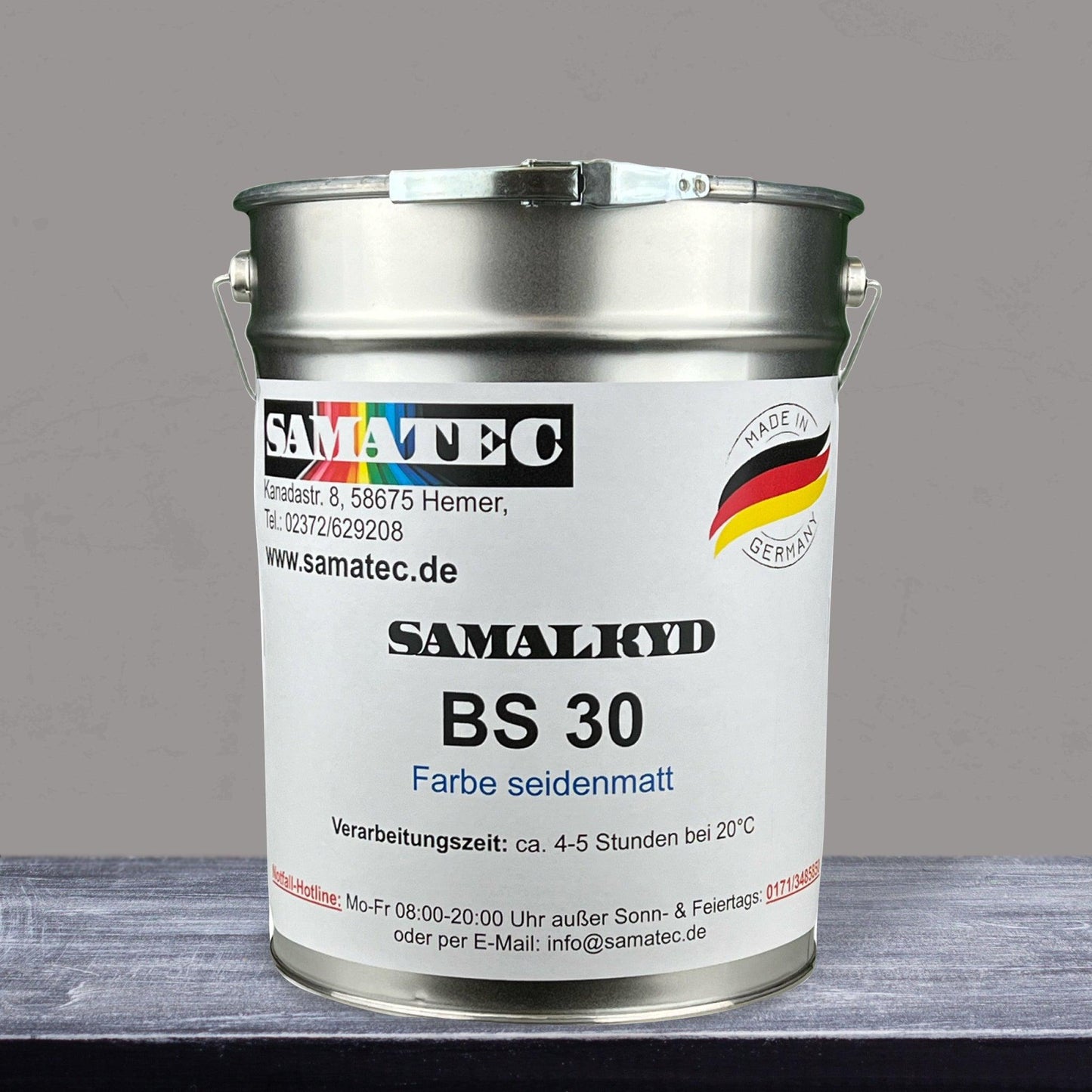 Beton-Versiegelung | Innen & Außen, Boden & Wand & Decke | 32 Farben | Samatec BS 30 - Betonfarben Shop