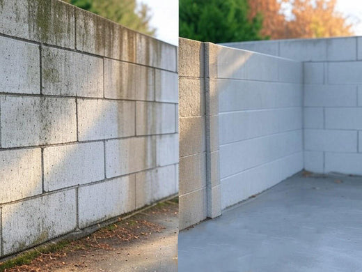 Alten Beton reinigen: So bringt ihr eure Betonflächen wieder zum Strahlen