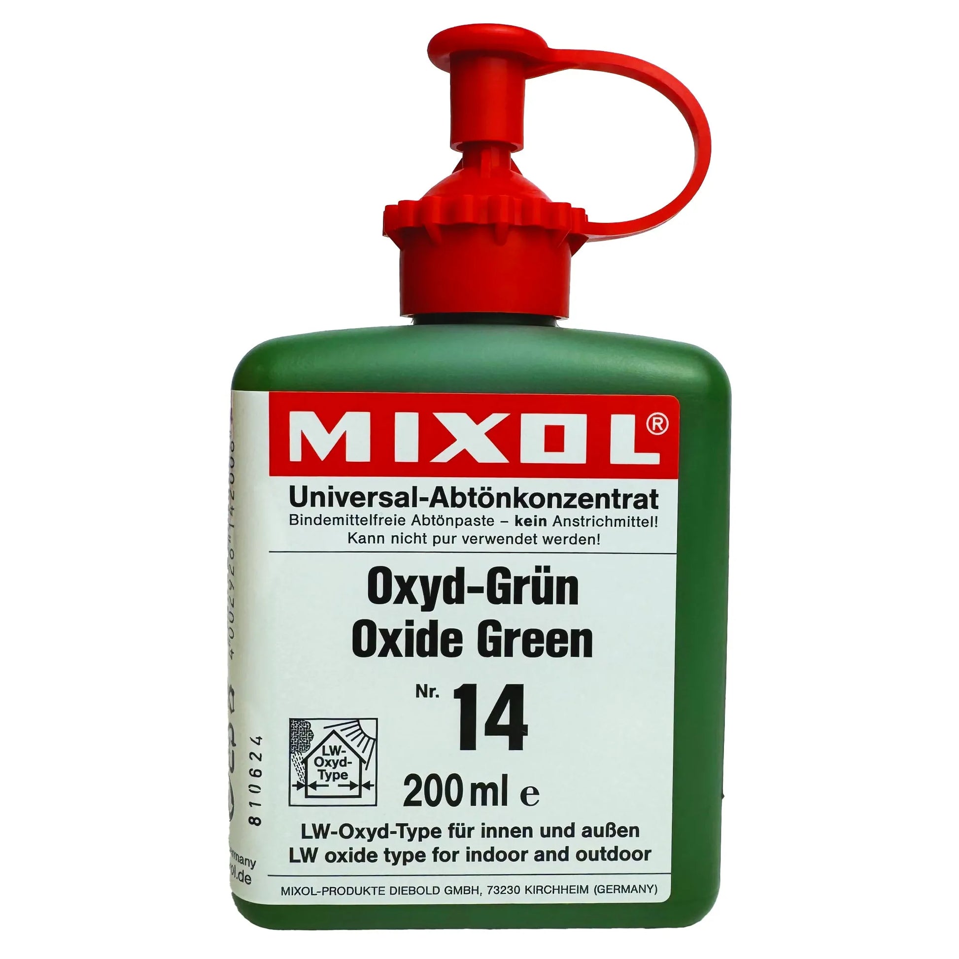 Abtoenkonzentrate 200g oxyd gruen