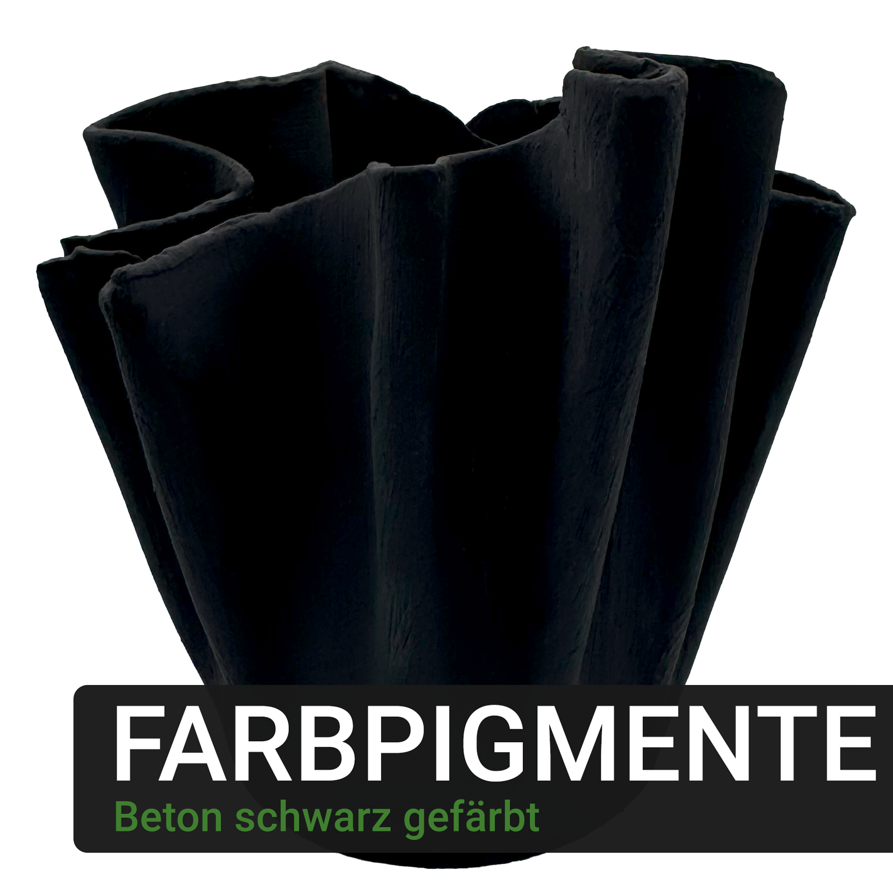 Farbpigmente für Beton in Schwarz