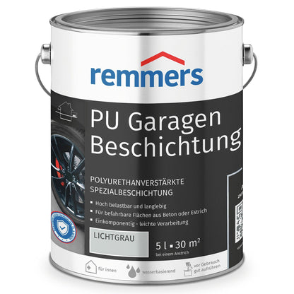 PU Garagenbeschichtung Lichtgrau von Remmers