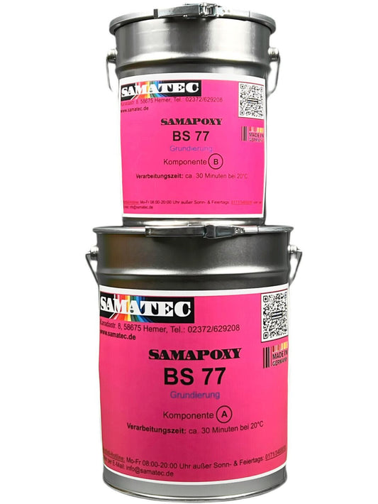 Transparentes Grundier- und Mörtelharz | Bodenbeschichtung | 1kg bis 30kg | von Samatec - Betonfarben Shop