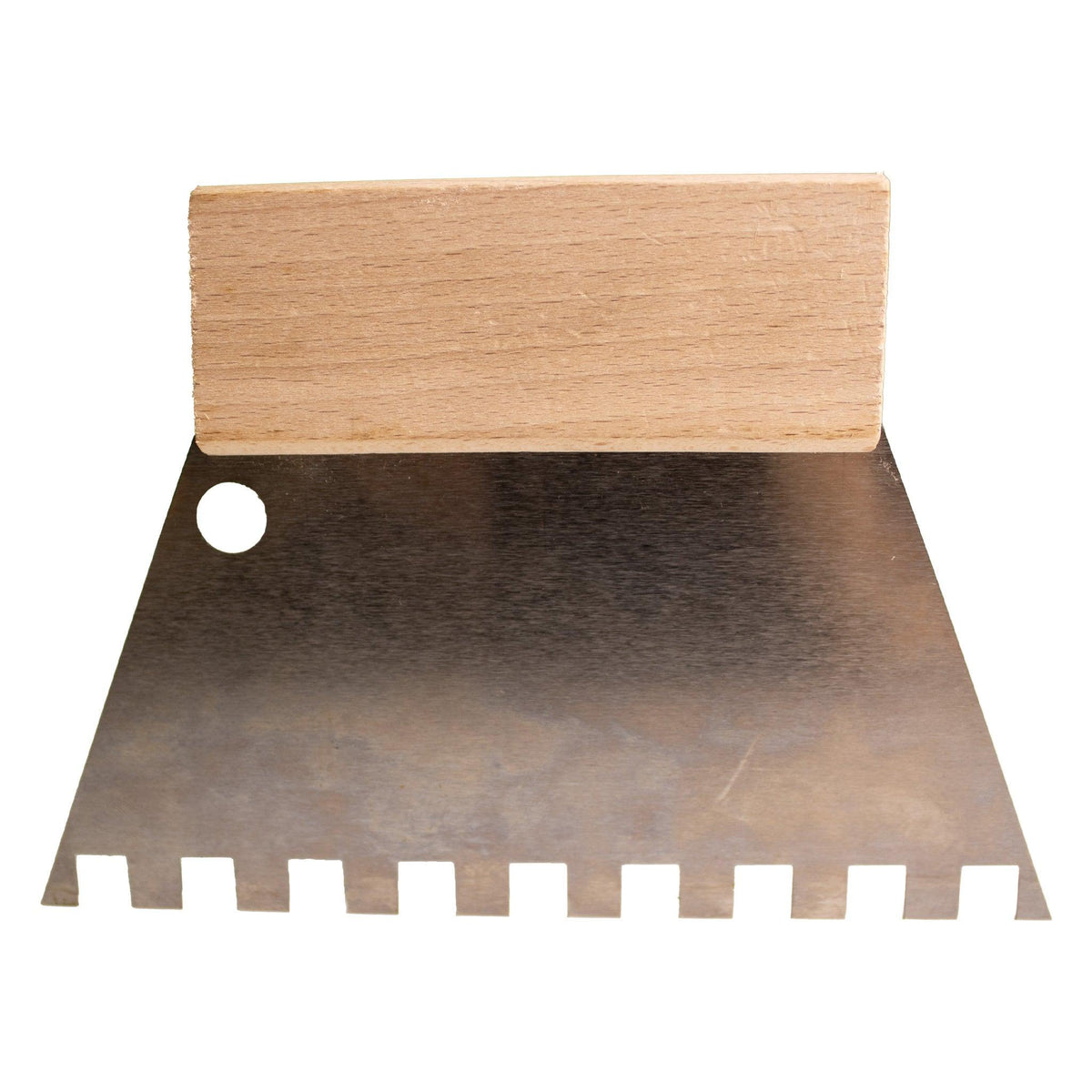 Zahnspachtel mit Holzgriff | 10mm x 10mm Zahnung - Default Title